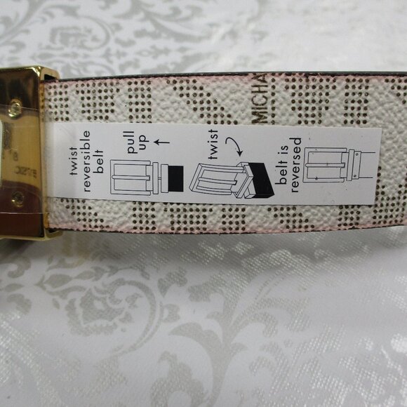 MICHAEL MK Twist Reversible Belt NWT